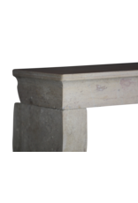 Maison Leon Van den Bogaert Chimenea pequeña de piedra caliza beige intemporal