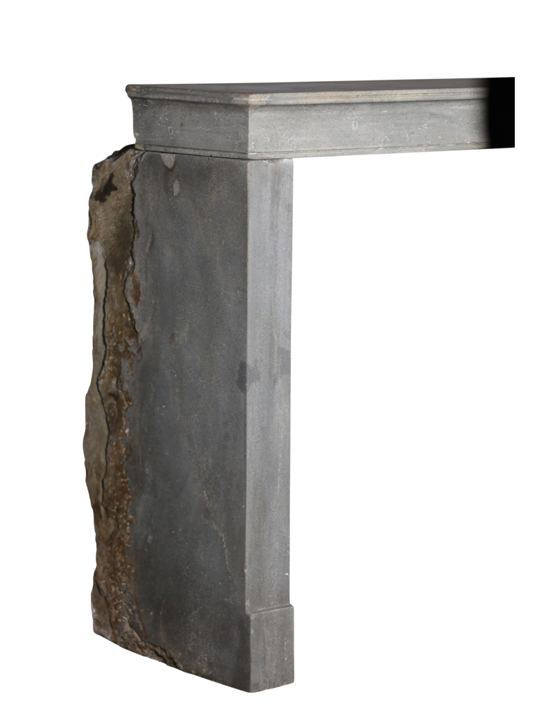Maison Leon Van den Bogaert Chimenea pequeña de piedra bicolor gris