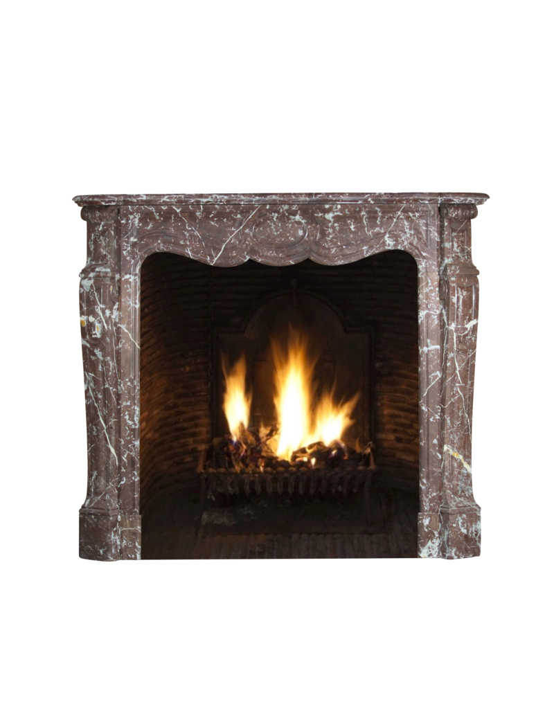 Pompadour Style Classic Belgian Fireplace Surround