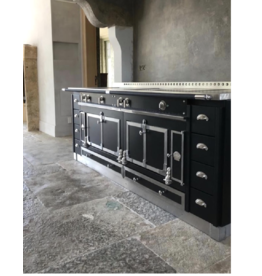 Maison Leon Van den Bogaert Französische Antiker Grauer Kalkstein Böden