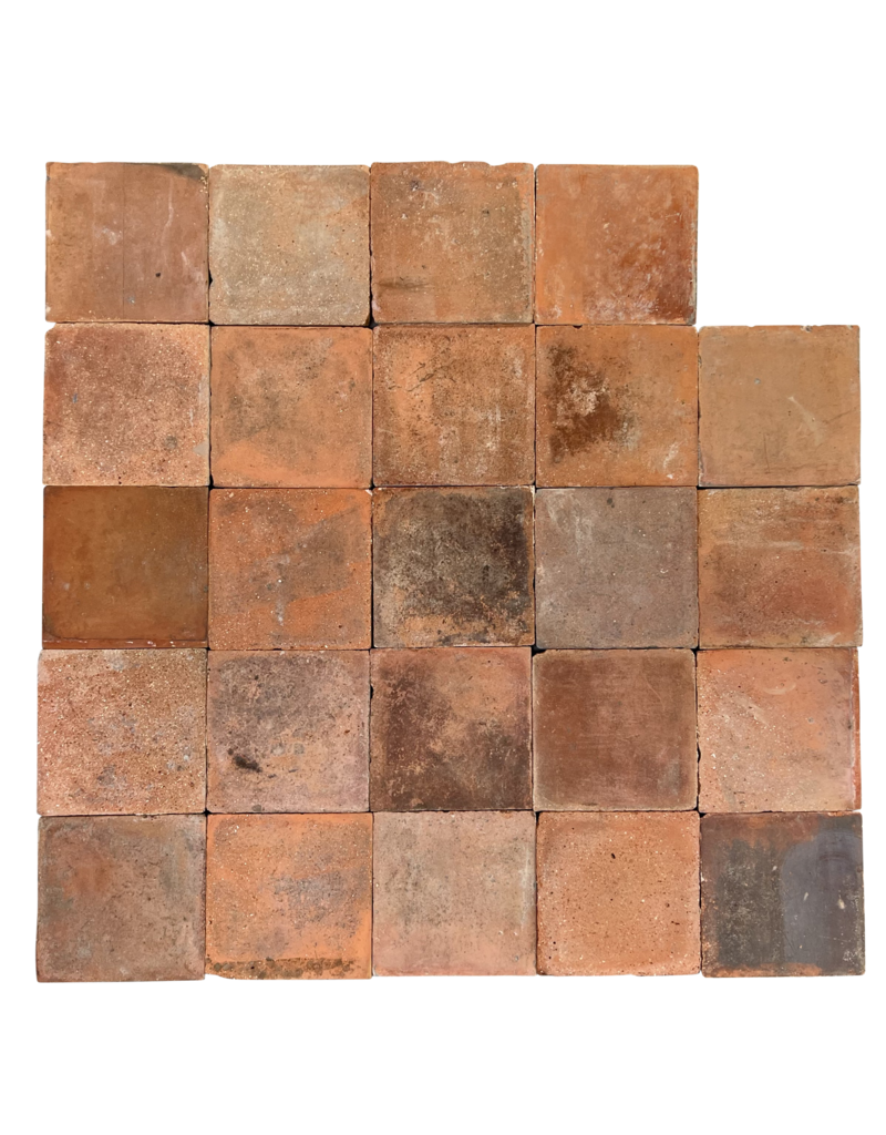 Lot Exceptional French Terracotta Tiles The Antique Fireplace Bank