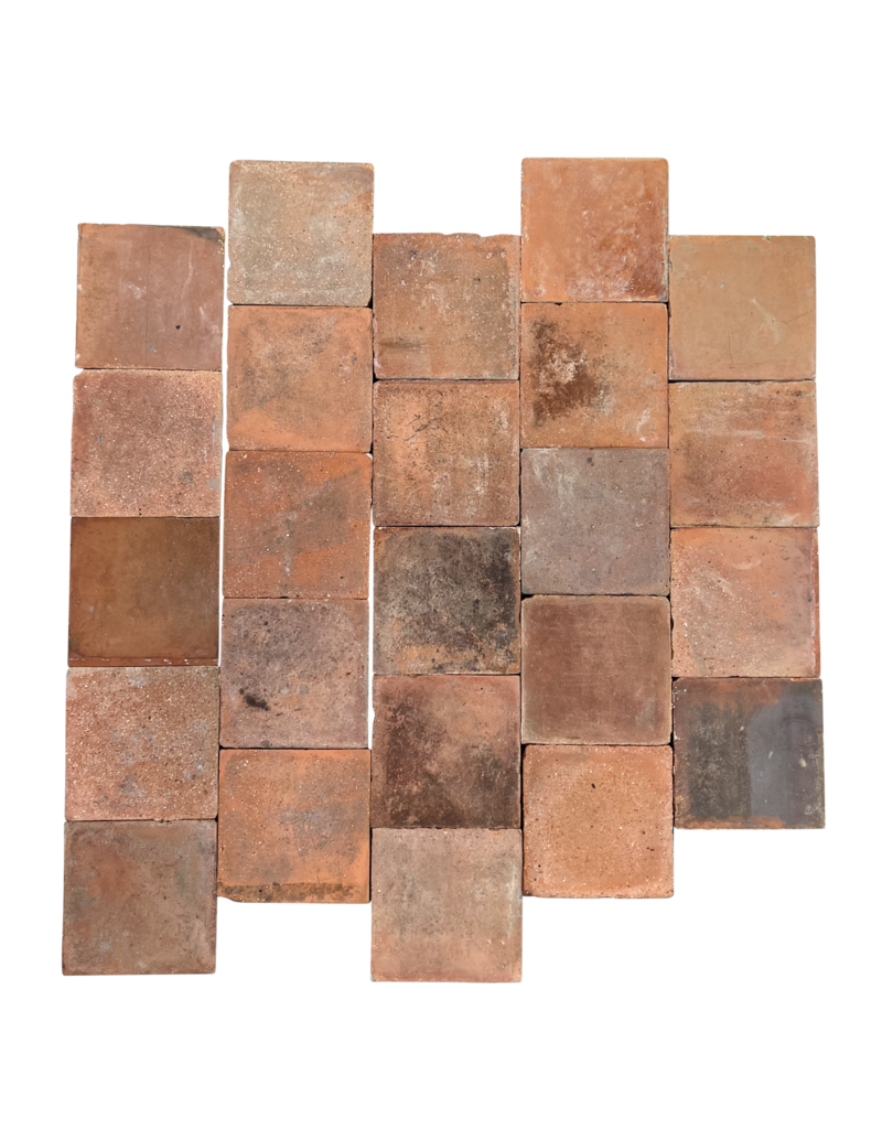 Prachtig Lot Franse Terracotta Tegels