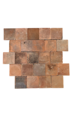 Prachtig Lot Franse Terracotta Tegels