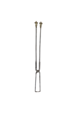 Maison Leon Van den Bogaert Exceptional 18th Century French Pair of Pince a Feu