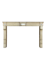 Classic French Limestone Fireplace Surround