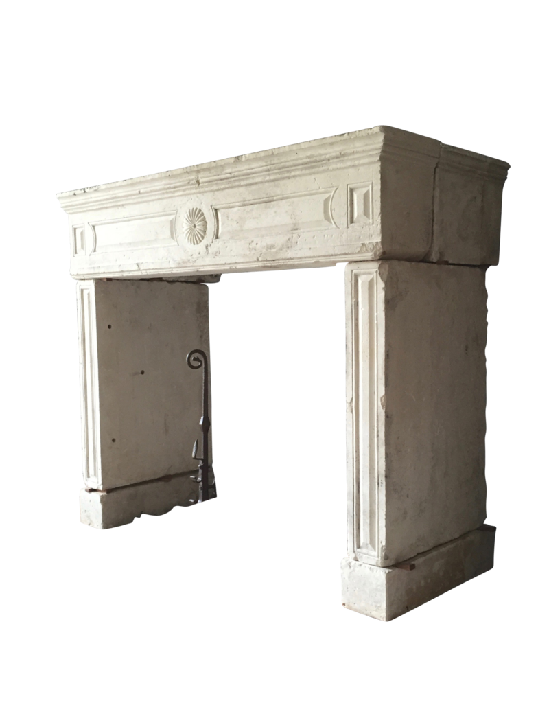 Classic Timeless French Limestone Fireplace Surround