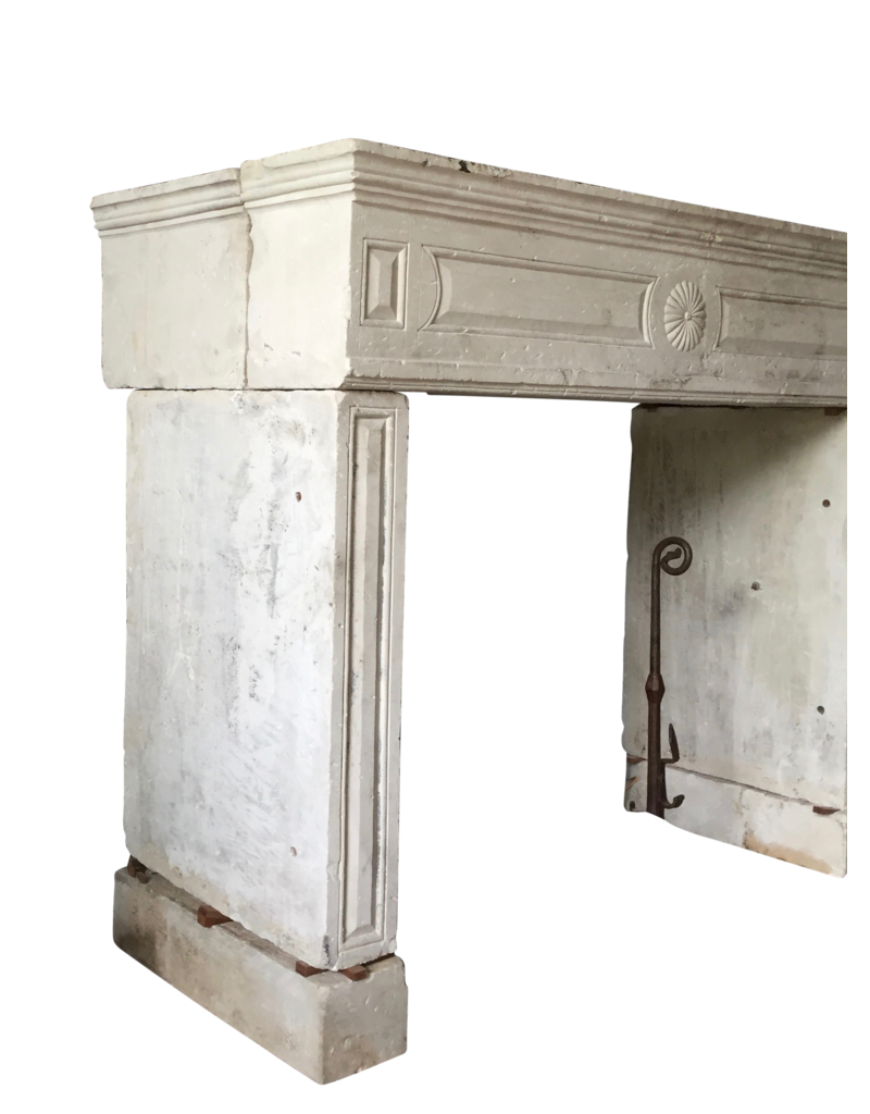 Classic Timeless French Limestone Fireplace Surround