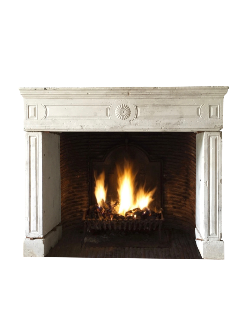 Classic Timeless French Limestone Fireplace Surround