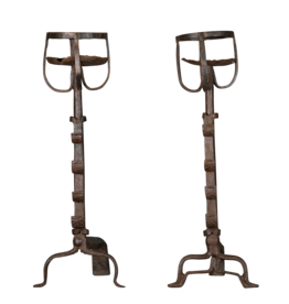 Ancienne Paire De Chenêts