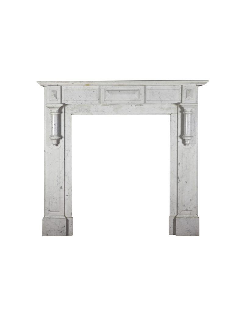 Typical Belgian Simple Fireplace Surround