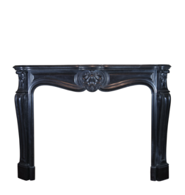 Classic Belgian Black Marble Fireplace Surround