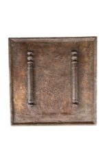 Maison Leon Van den Bogaert Cast Iron Square Fireback