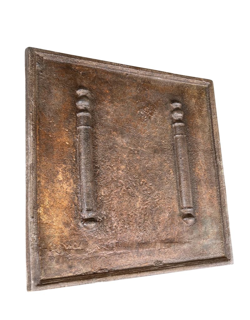 Maison Leon Van den Bogaert Cast Iron Square Fireback