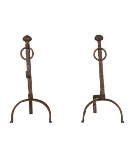 Maison Leon Van den Bogaert Herramientas de chimenea de estilo rústico francés