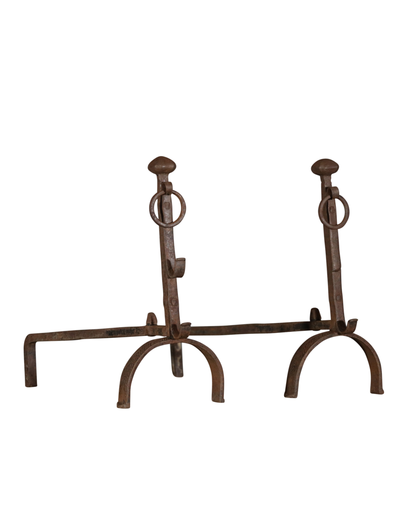 French Rustic Style Open Fireplace Tools