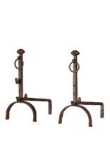 French Rustic Style Open Fireplace Tools