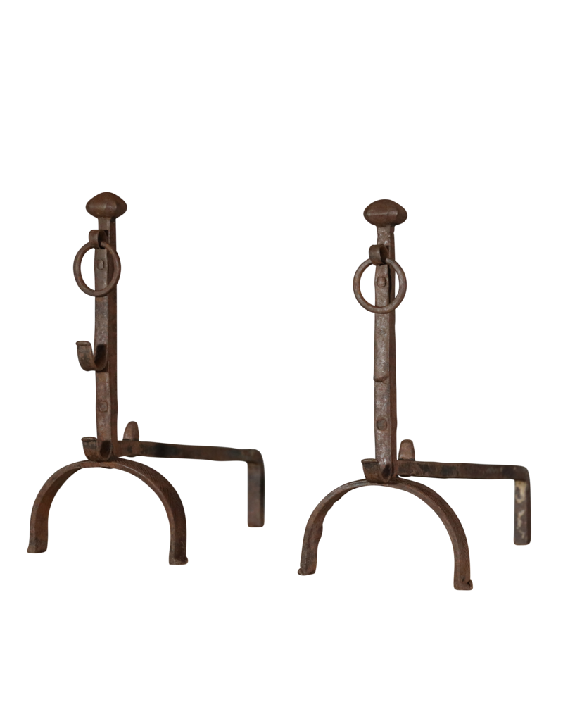 French Rustic Style Open Fireplace Tools