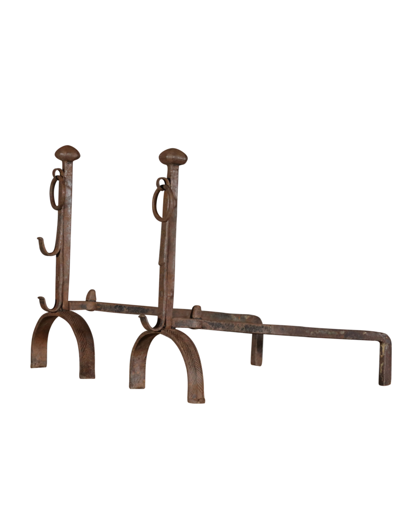 French Rustic Style Open Fireplace Tools