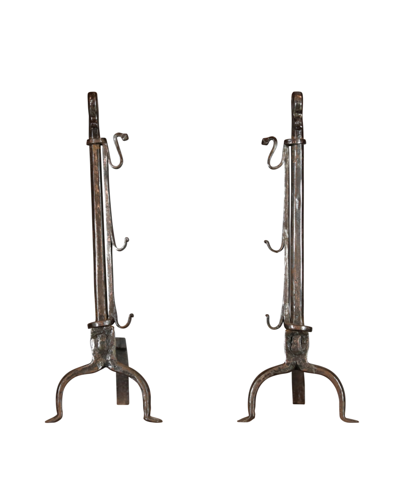 French Fireplace Pair Andiron