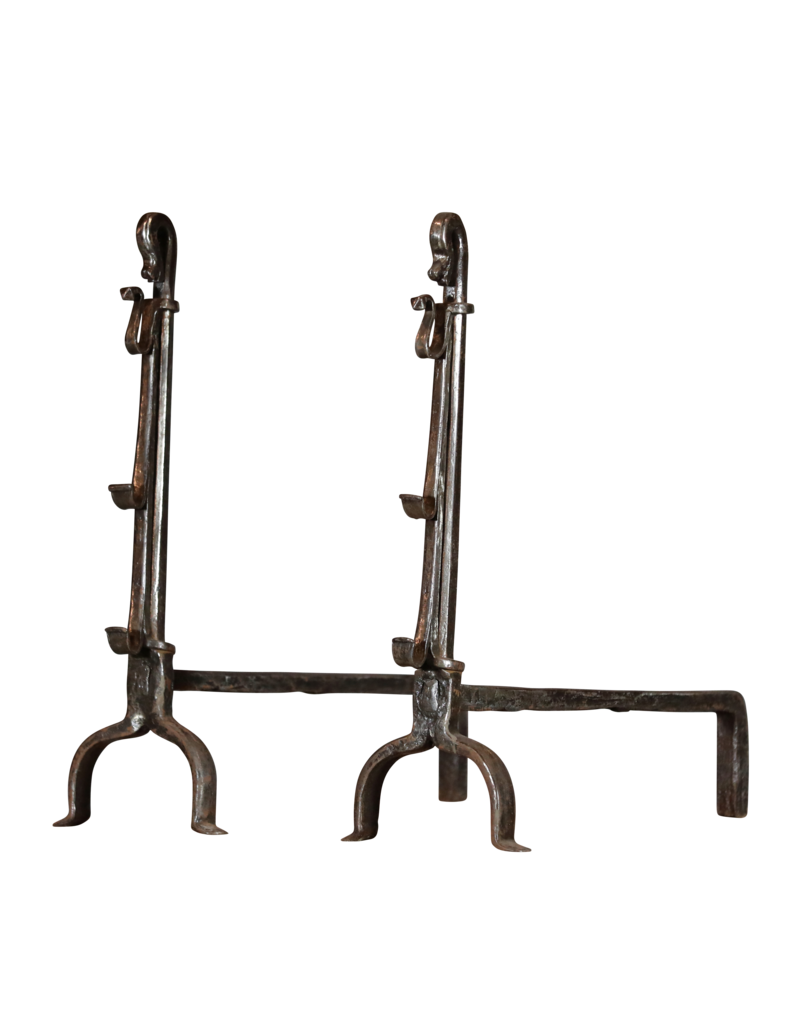 French Fireplace Pair Andiron