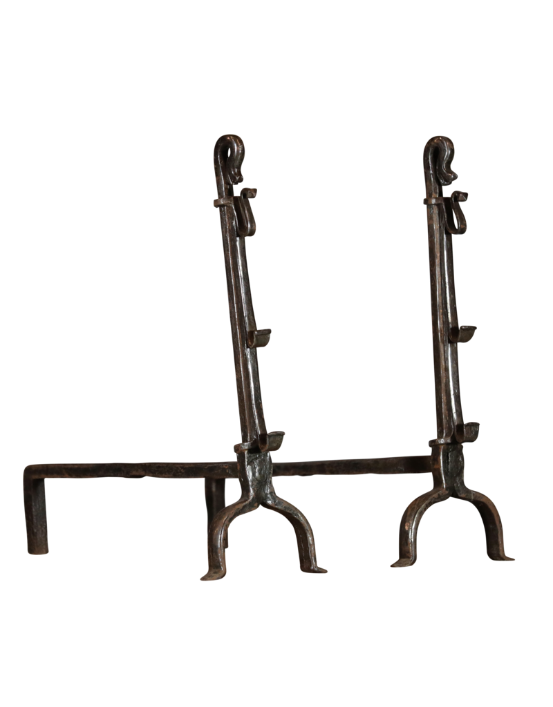 French Fireplace Pair Andiron