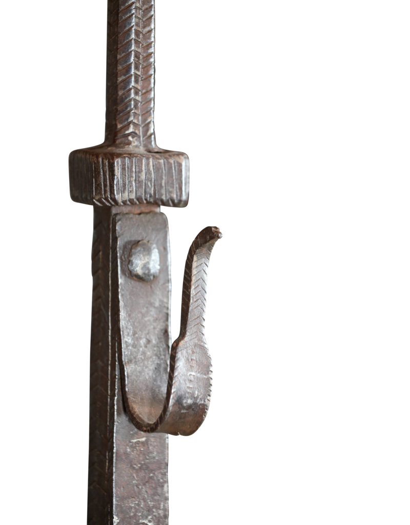 Maison Leon Van den Bogaert Italian Pair of Andiron