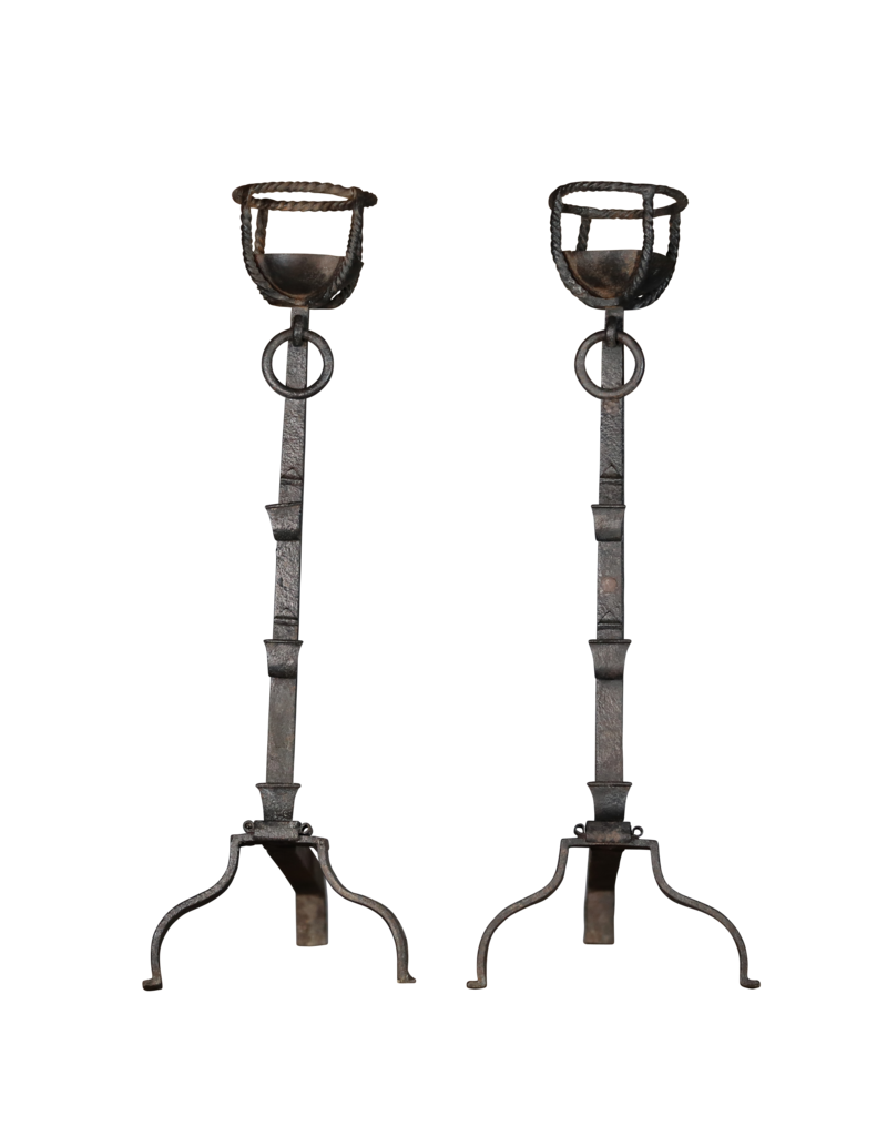 Rustic Spanish Style Andiron