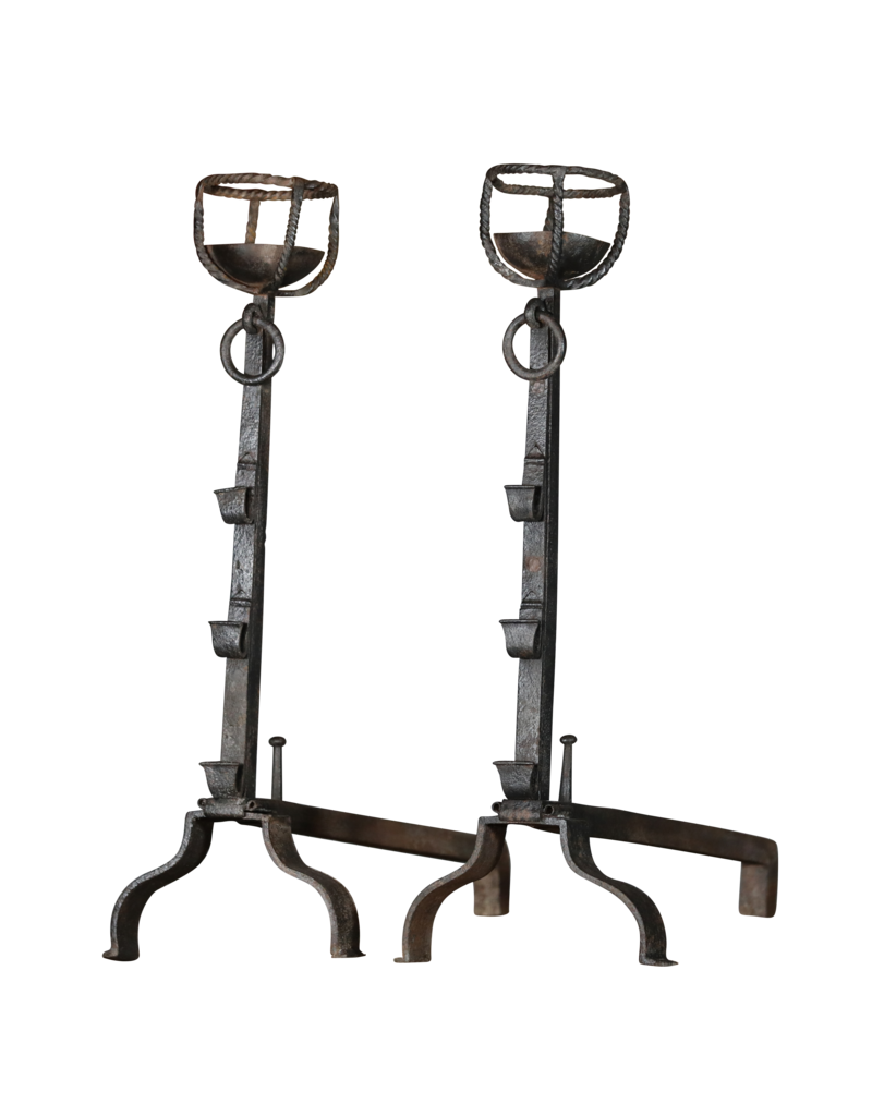 Rustic Spanish Style Andiron