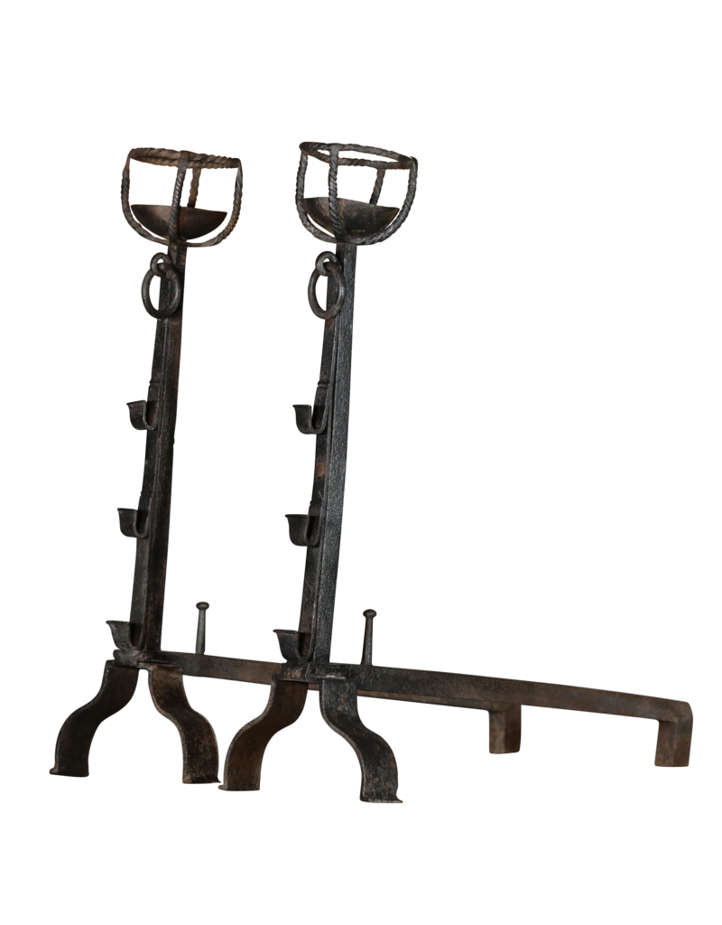 Rustic Spanish Style Andiron