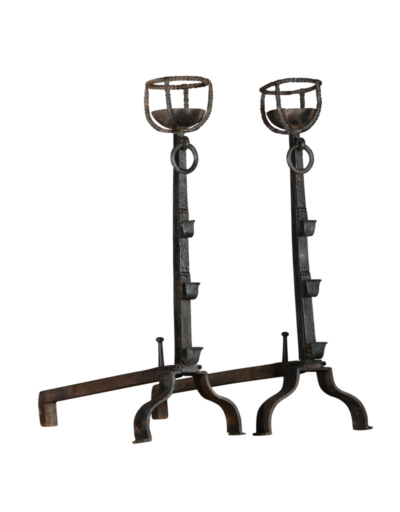 Rustic Spanish Style Andiron