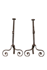 LXIII Pair of Fireplace Tools