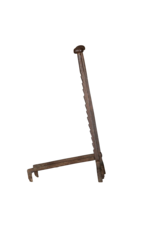 Maison Leon Van den Bogaert Par de accesorios rústicos simples para chimenea
