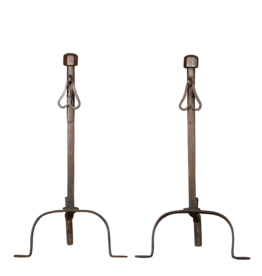 French Soldier House Pair of Andiron