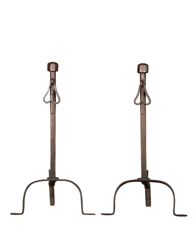 French Soldier House Pair of Andiron