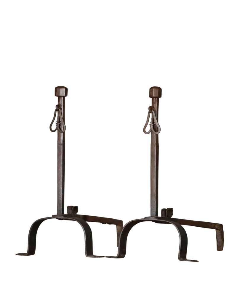 French Soldier House Pair of Andiron