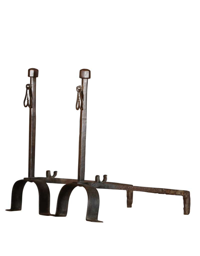 French Soldier House Pair of Andiron