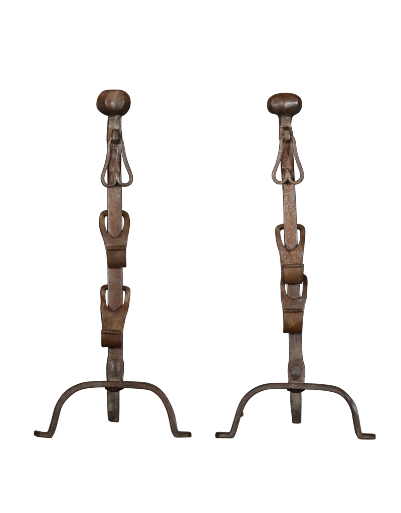 Rustic French Andiron