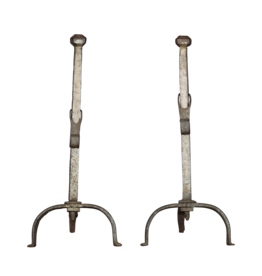 Objetos de chimenea rústica