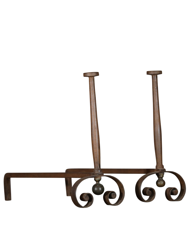 Maison Leon Van den Bogaert Industrial Wrought Iron Fireplace Accessories