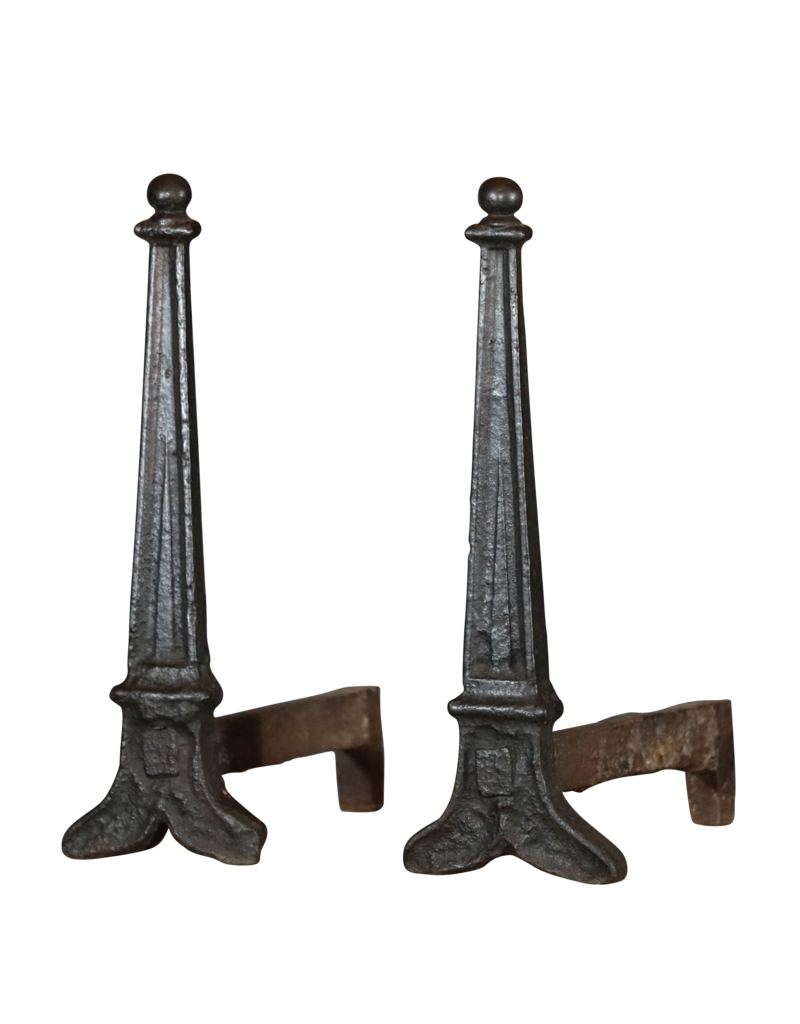 Maison Leon Van den Bogaert Objetos de chimenea de hierro fundido macizo del siglo XV