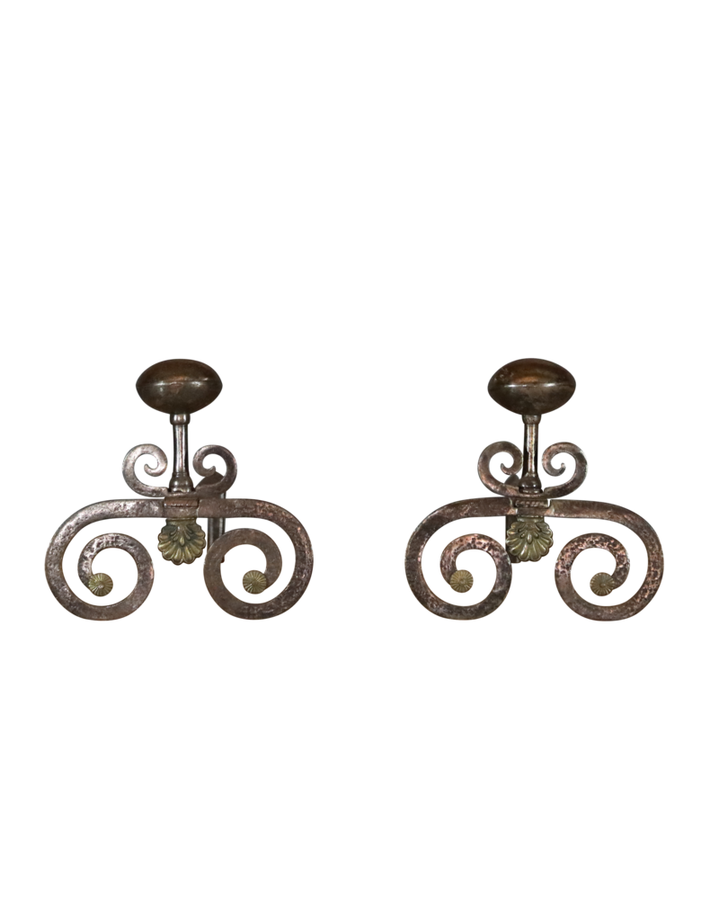 Maison Leon Van den Bogaert Elegante Renaissance Haardijzers