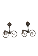 Maison Leon Van den Bogaert Elegante Renaissance Tijdperk Haardijzers