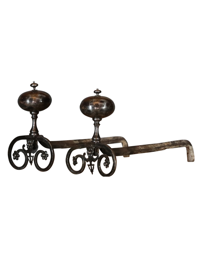 Maison Leon Van den Bogaert Impressive French Renaiscance Fireplace Decor Objects