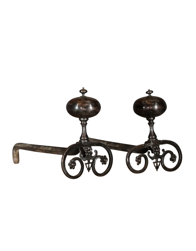 Maison Leon Van den Bogaert Impressive French Renaiscance Fireplace Decor Objects