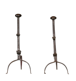 Objetos de decoración de chimenea francesa del siglo XVI