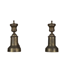 Elegantes Objetos de Chimenea Decorativa Francesa del Siglo XIX