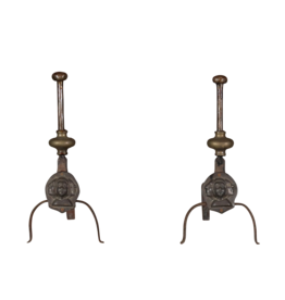 Maison Leon Van den Bogaert Eleganter französischer Feuerbock aus dem 17. Jahrhundert