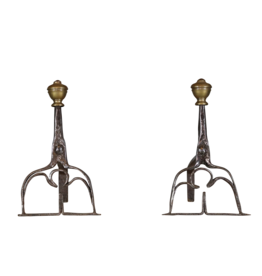 Maison Leon Van den Bogaert Französisches gotisches Andriron-Paar