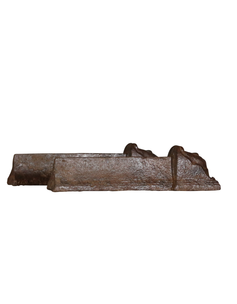 Maison Leon Van den Bogaert Solid Pair Andirons — 10 cm High