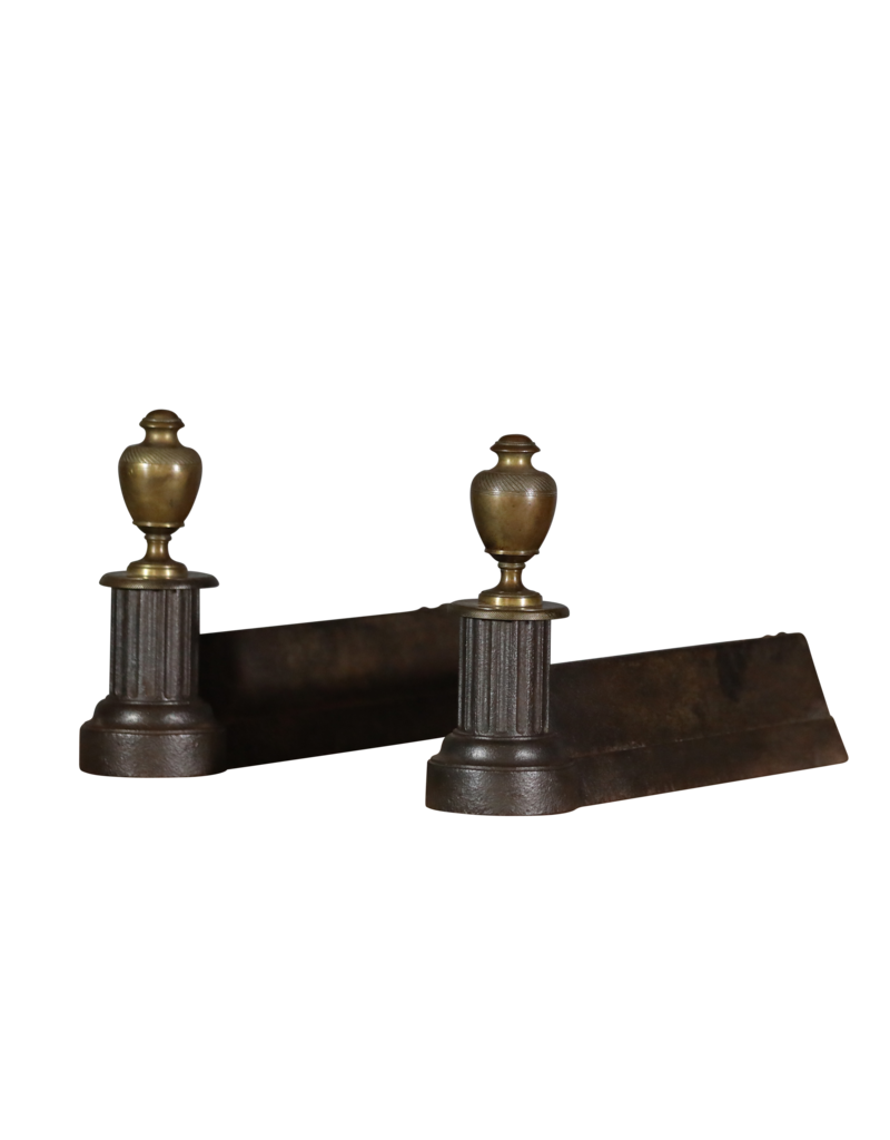 French Chic Pair Andiron